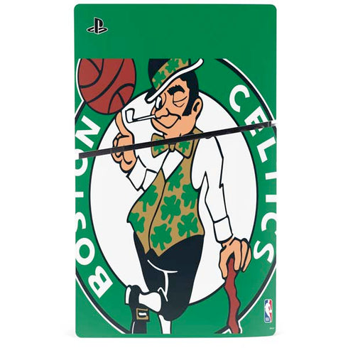 NBA Boston Celtics Large Logo PS5 Slim Digital Edition Bundle Skin