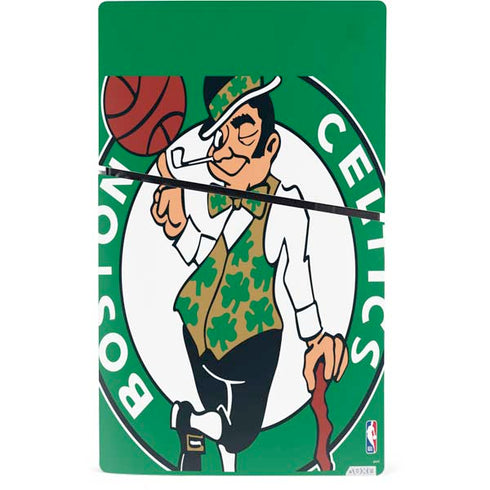 NBA Boston Celtics Large Logo PS5 Slim Digital Edition Bundle Skin
