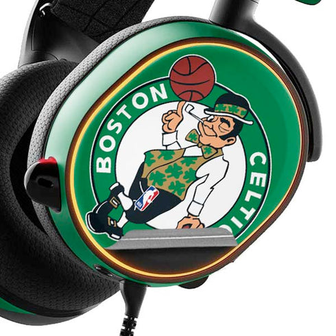 NBA Boston Celtics Large Logo SteelSeries Arctis 5 Skin