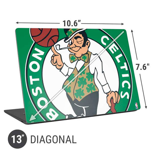 NBA Boston Celtics Large Logo Universal Laptop 13in (10.6 x 7.6in) Skin