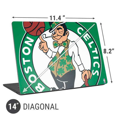 NBA Boston Celtics Large Logo Universal Laptop 14in (11.4 x 8.2in) Skin
