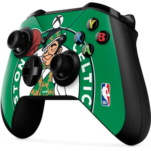 NBA Boston Celtics Large Logo Xbox One X Controller Skin