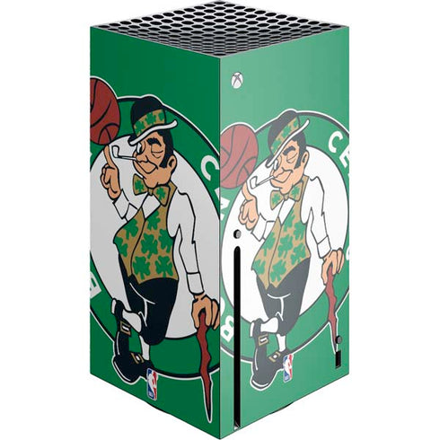 NBA Boston Celtics Large Logo Xbox Series X Console Skin