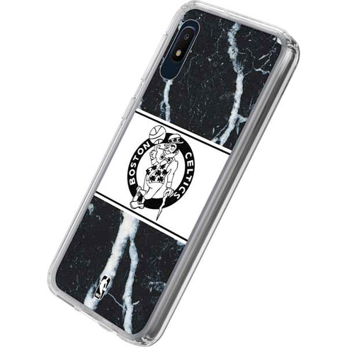 NBA Boston Celtics Marble Galaxy A10e Clear Case