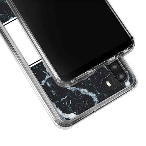 NBA Boston Celtics Marble Galaxy A21 Clear Case
