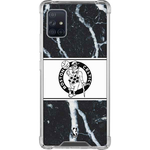NBA Boston Celtics Marble Galaxy A51 5G Clear Case