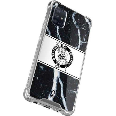 NBA Boston Celtics Marble Galaxy A51 5G Clear Case