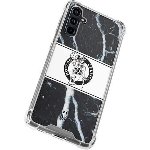 NBA Boston Celtics Marble Galaxy A54 5G Clear Case