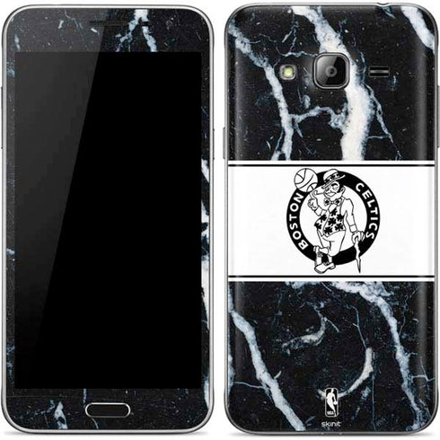 NBA Boston Celtics Marble Galaxy J3 Skin