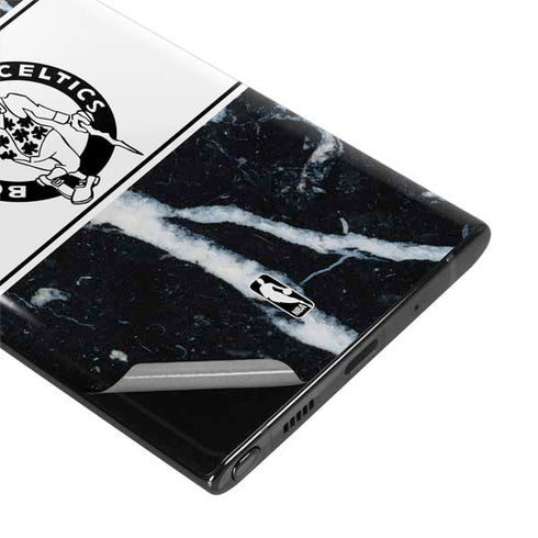NBA Boston Celtics Marble Galaxy Note 10 Plus Skin