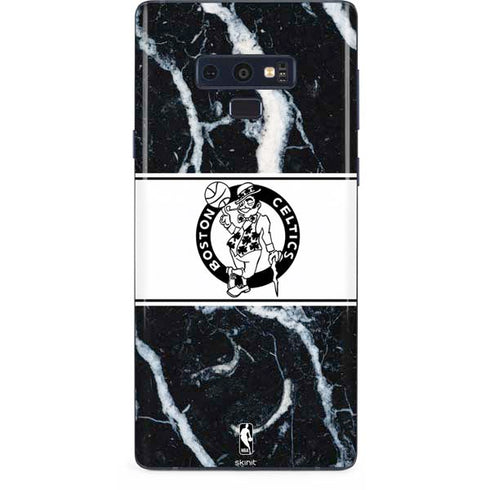 NBA Boston Celtics Marble Galaxy Note 9 Skin