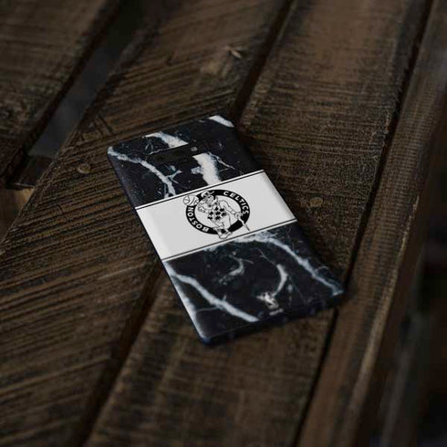 NBA Boston Celtics Marble Galaxy Note 9 Skin