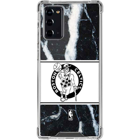 NBA Boston Celtics Marble Galaxy Note20 5G Clear Case