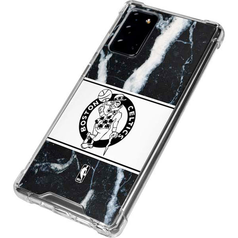 NBA Boston Celtics Marble Galaxy Note20 5G Clear Case
