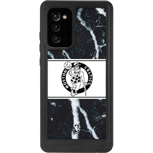 NBA Boston Celtics Marble Galaxy Note20 5G Waterproof Case