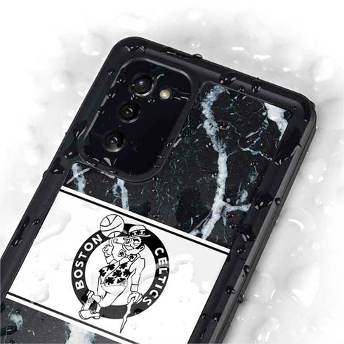 NBA Boston Celtics Marble Galaxy Note20 5G Waterproof Case
