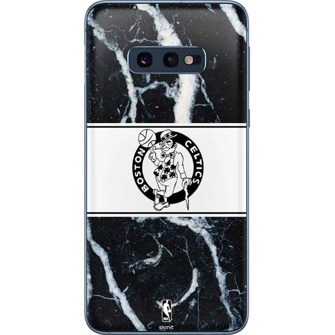 NBA Boston Celtics Marble Galaxy S10e Skin