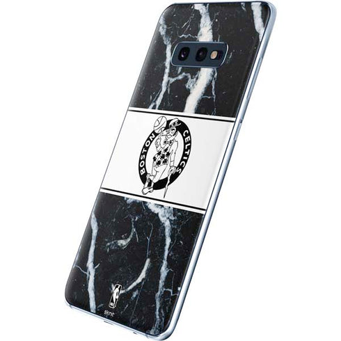 NBA Boston Celtics Marble Galaxy S10e Skin