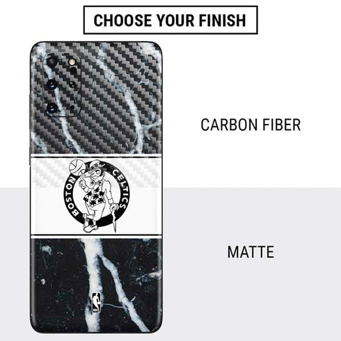 NBA Boston Celtics Marble Galaxy S20 Plus Skin
