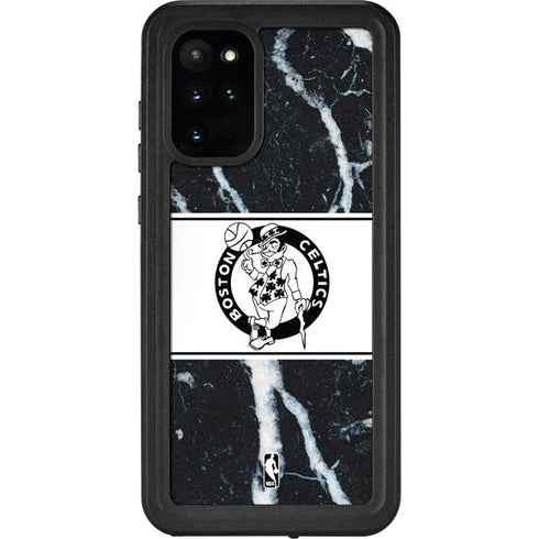 NBA Boston Celtics Marble Galaxy S20 Plus Waterproof Case