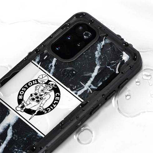NBA Boston Celtics Marble Galaxy S20 Plus Waterproof Case