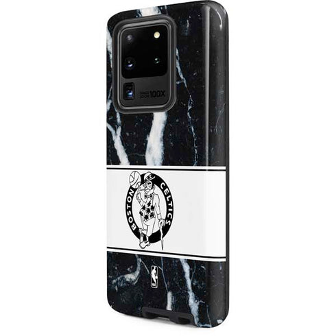 NBA Boston Celtics Marble Galaxy S20 Ultra 5G Pro Case