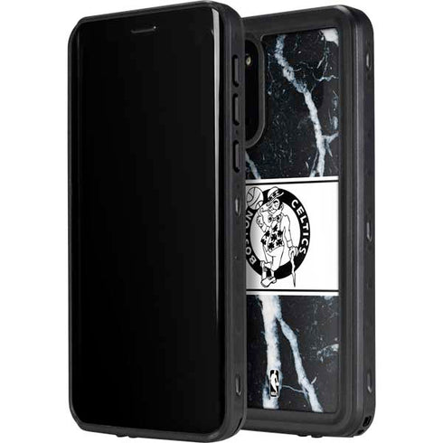 NBA Boston Celtics Marble Galaxy S20 Waterproof Case
