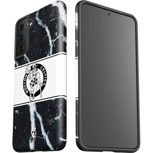 NBA Boston Celtics Marble Galaxy S21 FE Pro Case