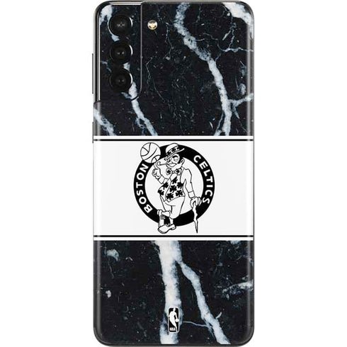 NBA Boston Celtics Marble Galaxy S21 Plus 5G Skin