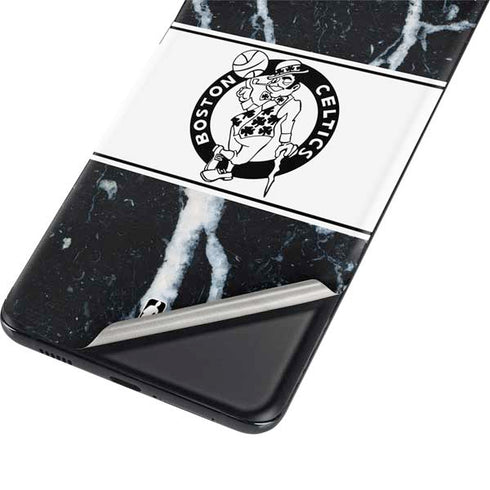 NBA Boston Celtics Marble Galaxy S21 Plus 5G Skin