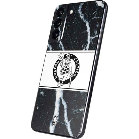 NBA Boston Celtics Marble Galaxy S22 Plus Skin