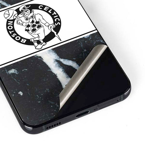 NBA Boston Celtics Marble Galaxy S22 Plus Skin