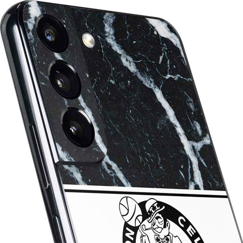 NBA Boston Celtics Marble Galaxy S22 Skin