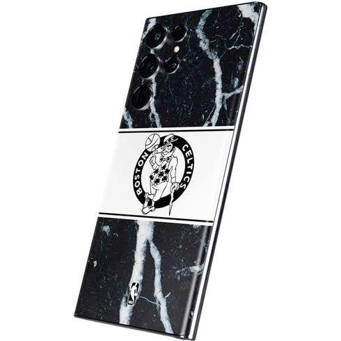 NBA Boston Celtics Marble Galaxy S22 Ultra Skin