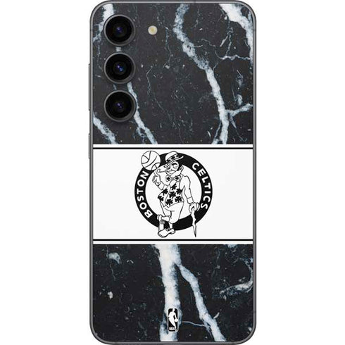 NBA Boston Celtics Marble Galaxy S23 Skin
