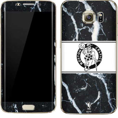 NBA Boston Celtics Marble Galaxy S7 Edge Skin