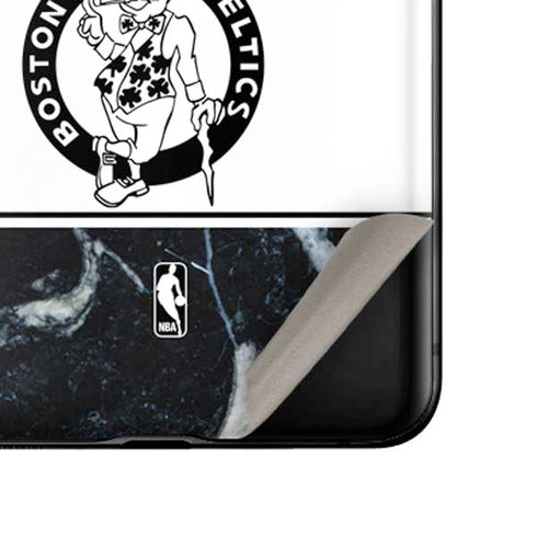NBA Boston Celtics Marble Galaxy Z Flip Skin