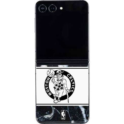 NBA Boston Celtics Marble Galaxy Z Flip5 5G Skin