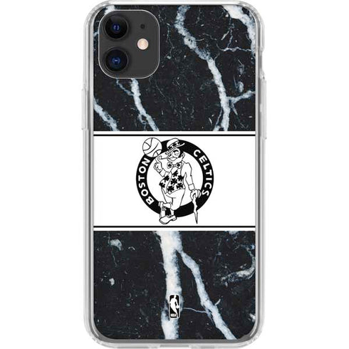 NBA Boston Celtics Marble iPhone 11 Clear Case