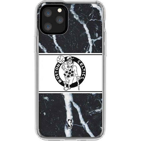 NBA Boston Celtics Marble iPhone 11 Pro Clear Case