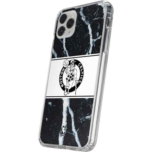 NBA Boston Celtics Marble iPhone 11 Pro Clear Case