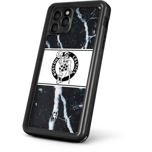 NBA Boston Celtics Marble iPhone 11 Pro Waterproof Case