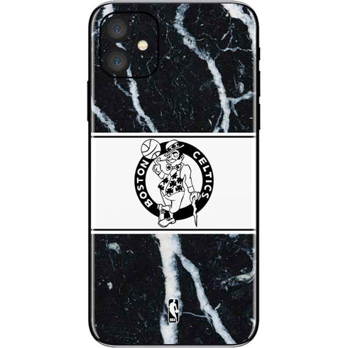 NBA Boston Celtics Marble iPhone 11 Skin
