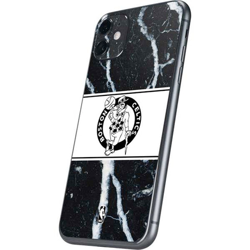 NBA Boston Celtics Marble iPhone 11 Skin