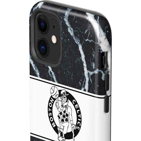 NBA Boston Celtics Marble iPhone 12 Impact Case