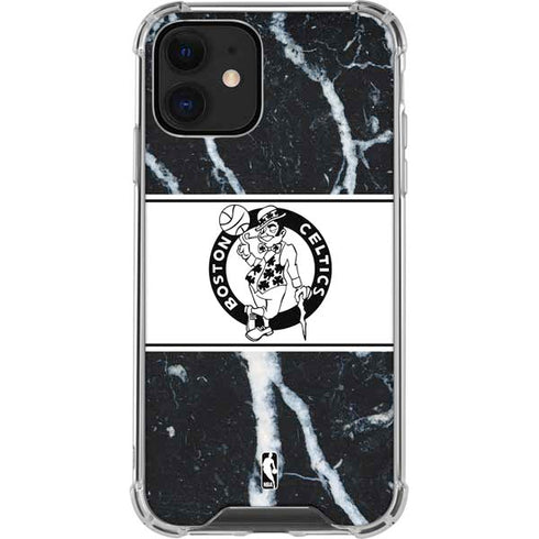 NBA Boston Celtics Marble iPhone 12 Mini Clear Case