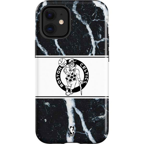 NBA Boston Celtics Marble iPhone 12 Mini Impact Case