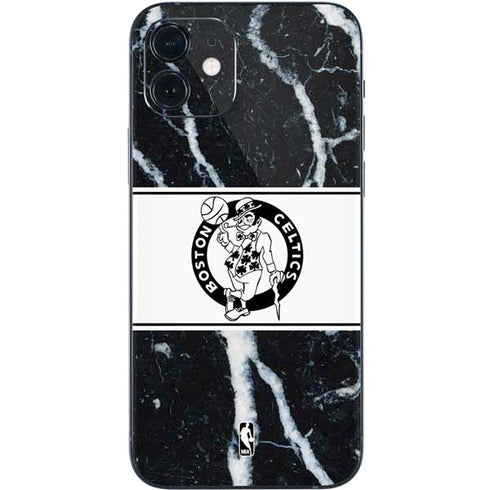 NBA Boston Celtics Marble iPhone 12 Mini Skin