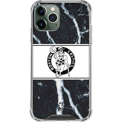 NBA Boston Celtics Marble iPhone 12 Pro Max Clear Case