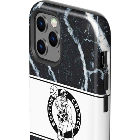 NBA Boston Celtics Marble iPhone 12 Pro Max Impact Case